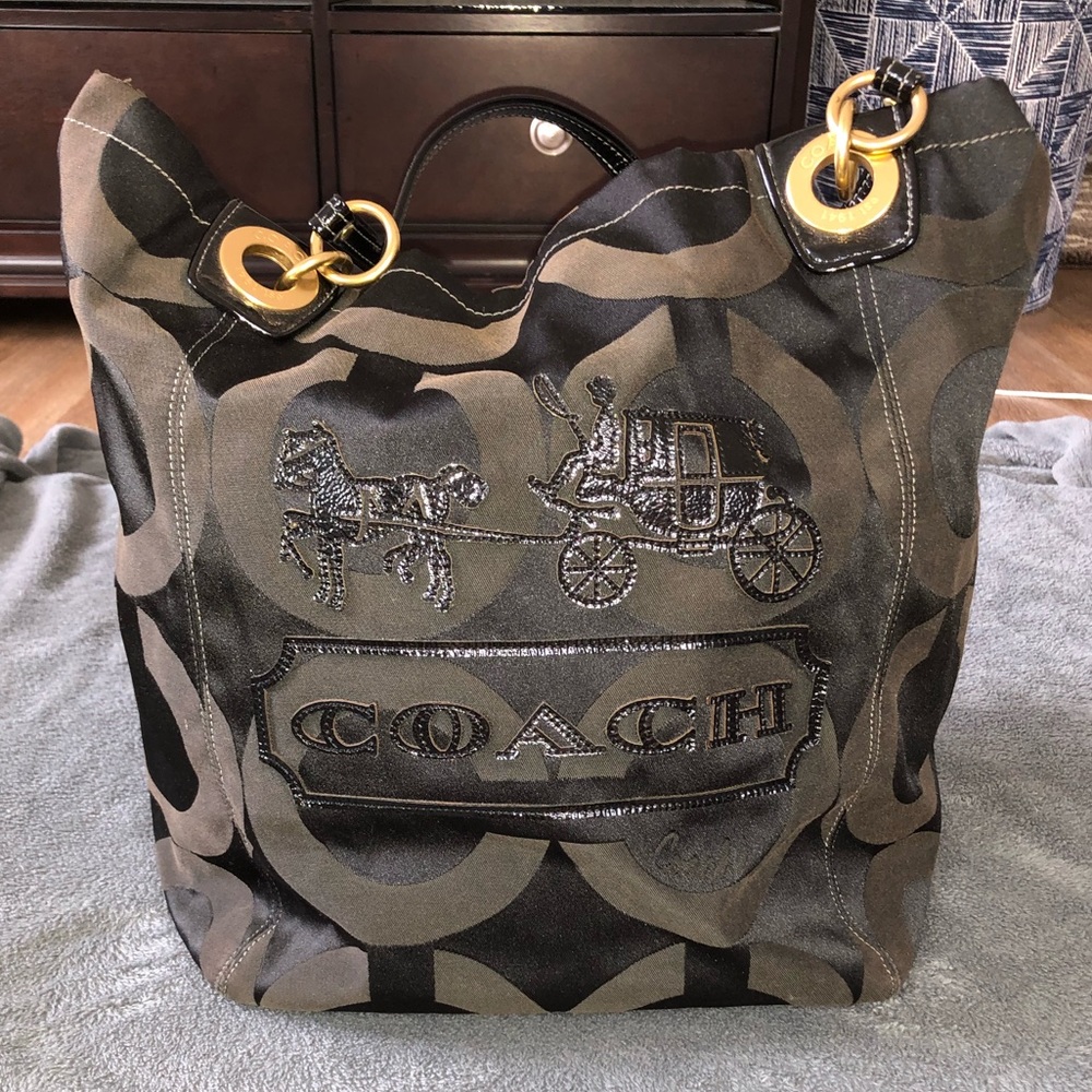 Authentic Coach Mid-Size Tote